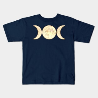 Triple Moon - Golden Kids T-Shirt